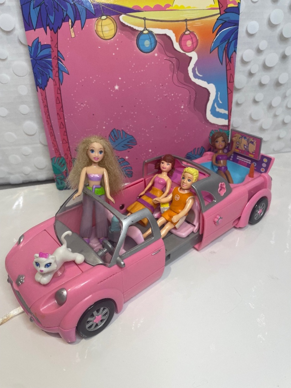 Vintage Y2K Polly Pocket Rock n Pop Stretch Limo